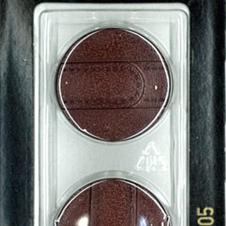 Button - 1105 - 23 mm - Dark Brown - by Dill Buttons of America