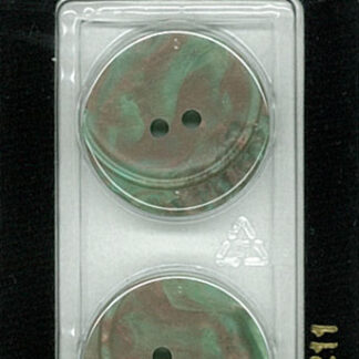 Button - 1211 - 23 mm - Greenish Pink - by Dill Buttons of Ameri