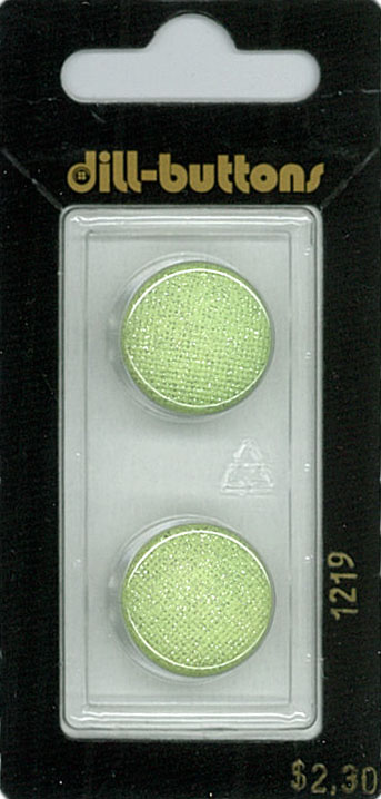 Button - 1219 - 18 mm - Light Green - by Dill Buttons of America