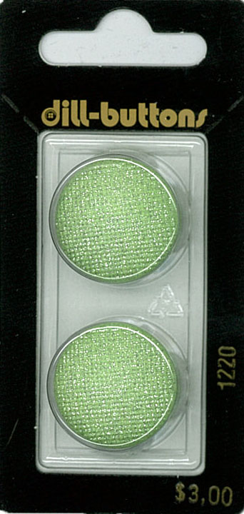 Button - 1220 - 23 mm - Light Green - by Dill Buttons of America