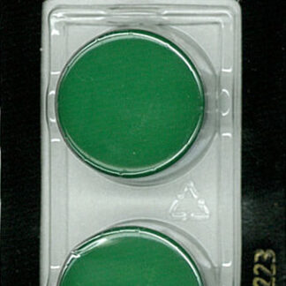 Button - 1223 - 23 mm - Green - by Dill Buttons of America