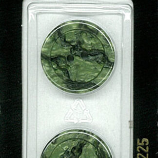 Button - 1225 - 20 mm - Moss Green - by Dill Buttons of America