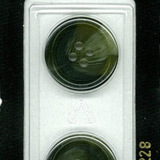 Button - 1228 - 20 mm - Moss Green - by Dill Buttons of America