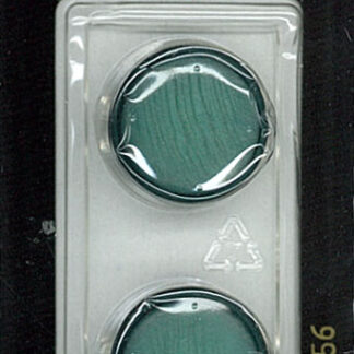 Button - 1256 - 20 mm - Teal - by Dill Buttons of America