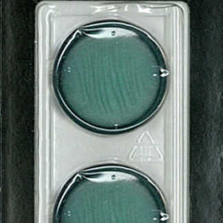 Button - 1257 - 25 mm - Teal - by Dill Buttons of America