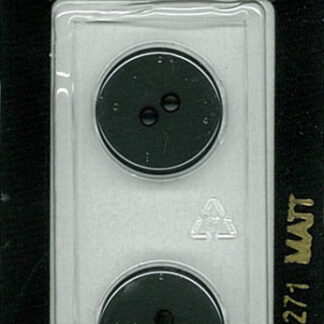 Button - 1271 - 18 mm - Dark Green - Matt - by Dill Buttons of A