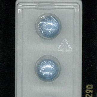 Button - 1290 - 10 mm - Light Blue - Ball - by Dill Buttons of A