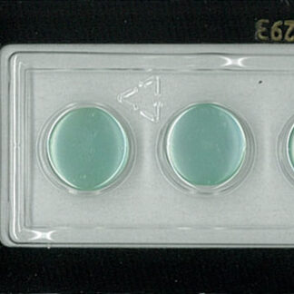 Button - 1293 - 13 mm - Light Blue - Clear - by Dill Buttons of