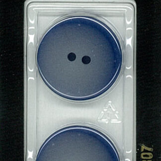 Button - 1307 - 23 mm - Blue - by Dill Buttons of America
