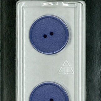 Button - 1322 - 18 mm - Blue - by Dill Buttons of America