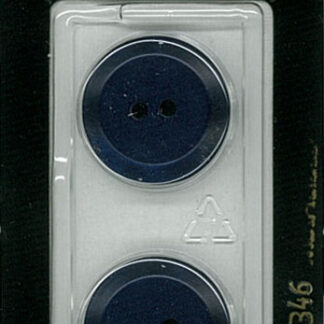 Button - 1346 - 20 mm - Dark Blue - by Dill Buttons of America