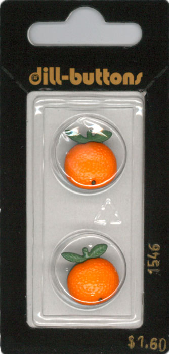 Button - 1546 - 18 mm - Oranges - by Dill Buttons of America