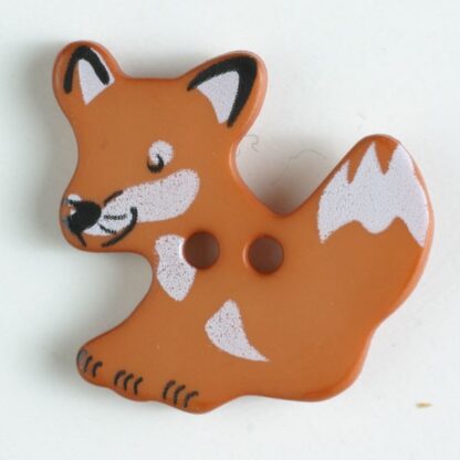 Button - 1555 - 25 mm - Fox - Brown - by Dill Buttons of America