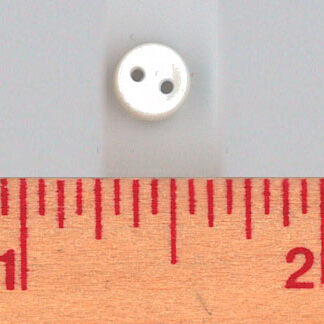 7 mm  - White  - 110001  - Dill Buttons