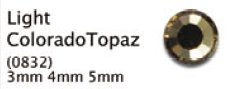EZ Glitz - Swarovski - Lt Colorado Topaz - 3mm - Hotfix - 40 Pcs