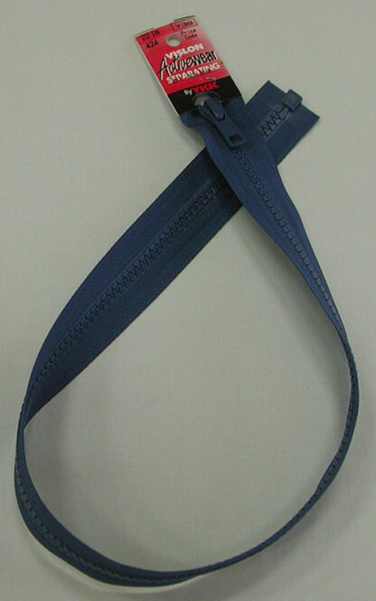 Zipper - 22" Vislon - Bright Sea Blue - Activewear Separating