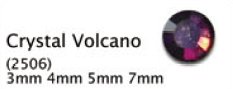 EZ Glitz - Swarovski - Crystal Volcano - 5mm - Hotfix - 18 Pcs