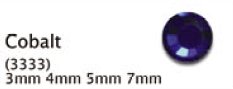 EZ Glitz - Swarovski - Cobalt - 5mm - Hotfix - 22 Pcs