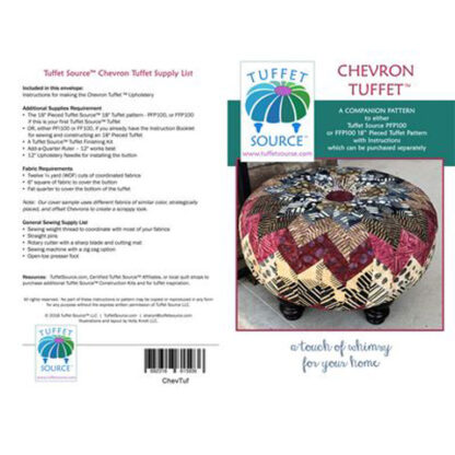 Patterns - Chevron Tuffet Pattern A - Tuffet Source