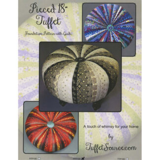 Pattern - Pieced 18in Tuffet - Fusible - Tuffet Source