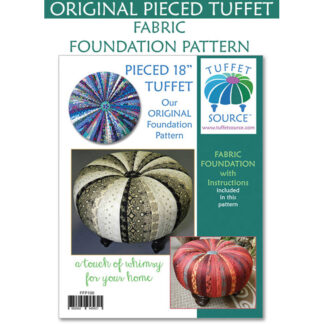 Pattern - Pieced 18in Tuffet - Fabric - Tuffet Source