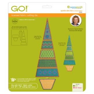 AccuQuilt GO! - Cutting Die - Sparkle Slim Tree - Large 4 1/4" x