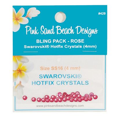 Swarovski - Hotfix - Bling Pack - Rose #420 - 4 mm