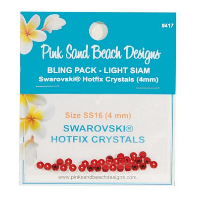 Swarovski - Hotfix - Bling Pack - Light Siam #417 - 4 mm