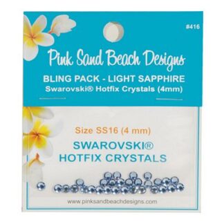 Swarovski - Hotfix - Bling Pack - Light Sapphire #416 - 4 mm