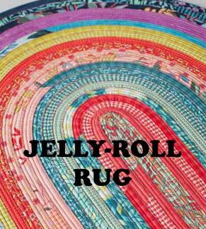 Pattern - Jelly-Roll Rug - Rounded Rectangle - RJD100 - RJ Desig