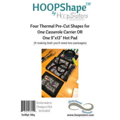 Stabilizer - HOOPShape - Carrier or Hot Pad - HoopSisters