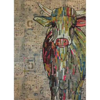 Laura Heine - Abilene Cow Collage Quilt - Pattern