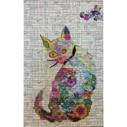 Laura Heine - Purrfect the Cat Collage Quilt - Pattern