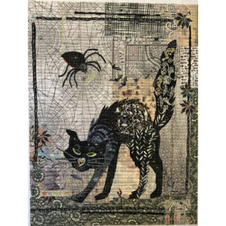 Laura Heine - Black Cat Collage Quilt - Pattern