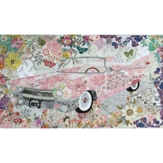 Laura Heine - Pink Cadillac Collage Quilt - Pattern