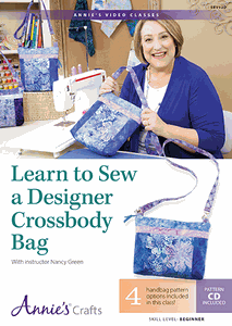 DVD - Learn to Sew a Designer Crossbody Bag - Annie's Crafts