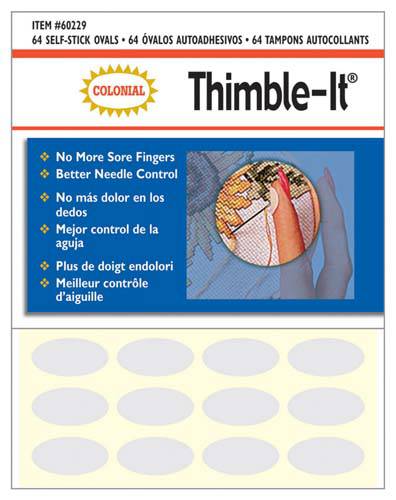 Thimble-It - Self Adhesive Finger Pads - 64 Pack - Colonial Need