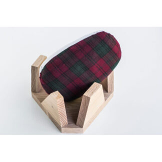 Tailors Ham Holder - Red Oak - Jacksons Woodworks