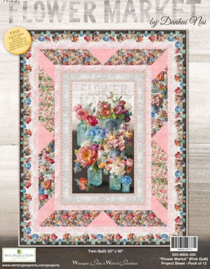 Pattern - Pink Twin Quilt - Free with purchase of Flower Market