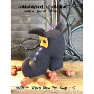 CottonWood Creations - Witch Shoe Pincushion - CWC638