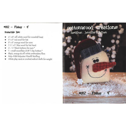CottonWood Creations - Flakey Pincushion - CWC652