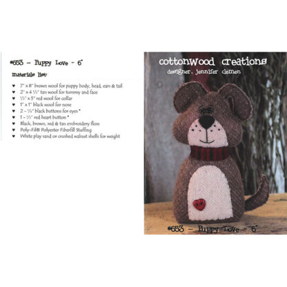 CottonWood Creations - Puppy Love Pincushion - CWC653