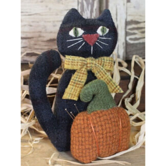 CottonWood Creations - Pumpkin Kitty Pincushion - CWC660