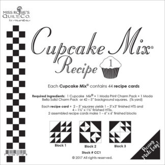 Patterns - Cupcake Mix Recipe 1 - Miss Rosies