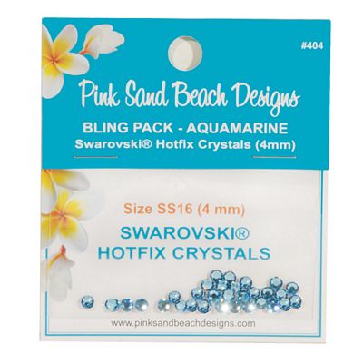 Swarovski - Hotfix - Bling Pack - Aquamarine #404 - 4 mm