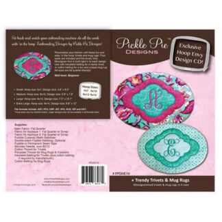 Pattern - Trendy Trivets & Mug Rugs - CD - Pickle Pie Designs