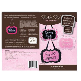 Pattern - Sew Me a Sign - CD - Pickle Pie Designs