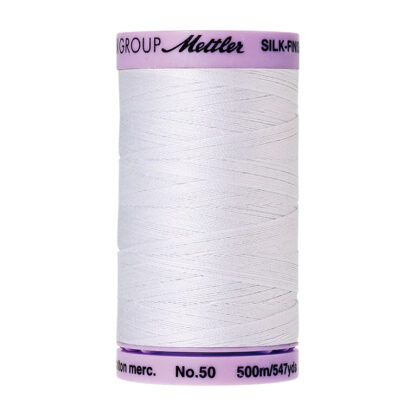 Mettler - Silk-Finish Cotton - 2000 - White - 50wt - 500m