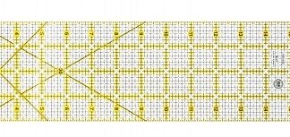 Ruler - Omnigrid - 4" x 18" Mini Grid Ruler