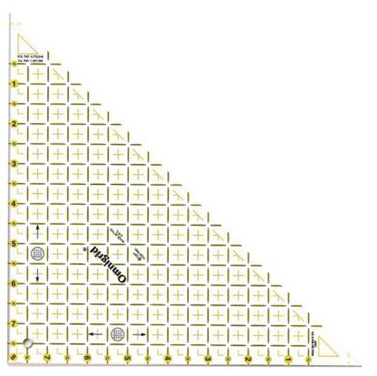 Ruler - Omnigrid - Triangle - Half Square up to 8"